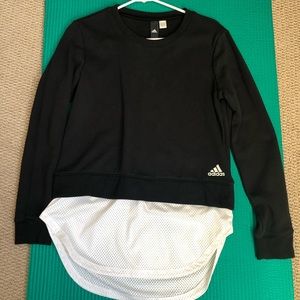 Adidas Jersey Sweater Black White